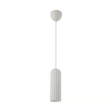 Nordlux - Lámpara colgante con cable MIELLA 1xE27/25W/230V blanca