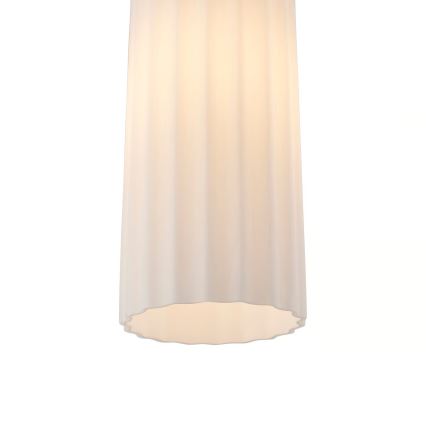 Nordlux - Lámpara colgante con cable MIELLA 1xE27/25W/230V blanca