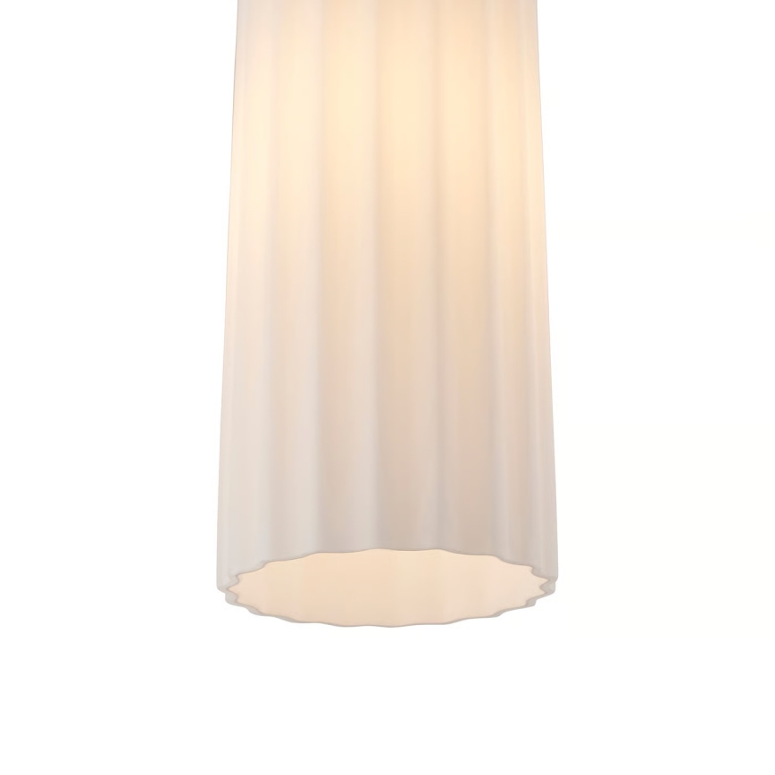 Nordlux - Lámpara colgante con cable MIELLA 1xE27/25W/230V blanca
