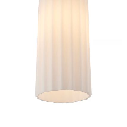 Nordlux - Lámpara colgante con cable MIELLA 3xE27/25W/230V blanca