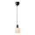 Nordlux - Lámpara colgante con cable MILFORD 1xE27/40W/230V negra