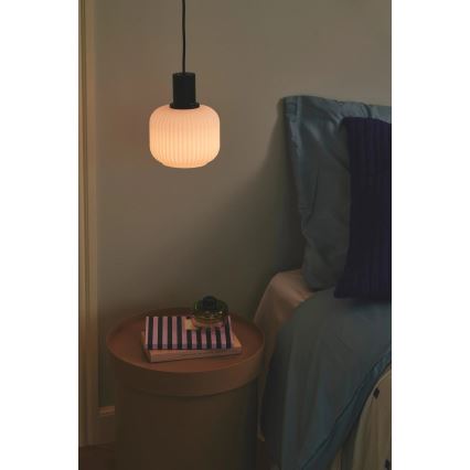 Nordlux - Lámpara colgante con cable MILFORD 1xE27/40W/230V negra