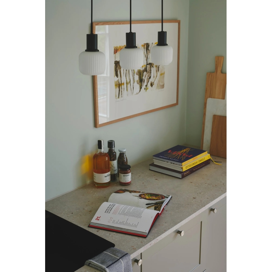 Nordlux - Lámpara colgante con cable MILFORD 3xE14/25W/230V