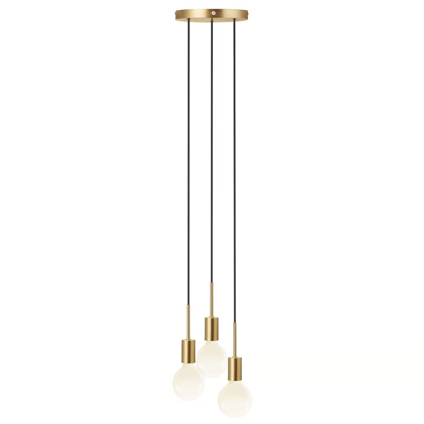 Nordlux - Lámpara colgante con cable PACO 3xE27/25W/230V latón