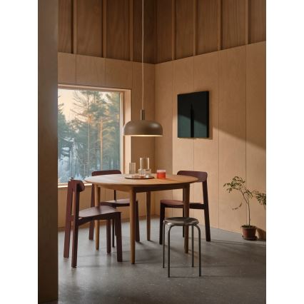 Nordlux - Lámpara colgante con cable SANDRO 1xE27/15W/230V Ø 40 cm marrón