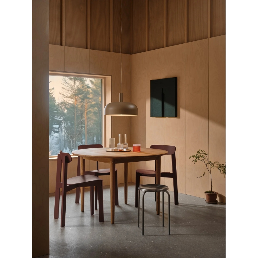 Nordlux - Lámpara colgante con cable SANDRO 1xE27/15W/230V Ø 40 cm marrón