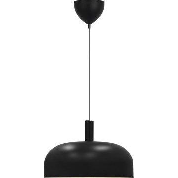Nordlux - Lámpara colgante con cable SANDRO 1xE27/15W/230V Ø 40 cm negra