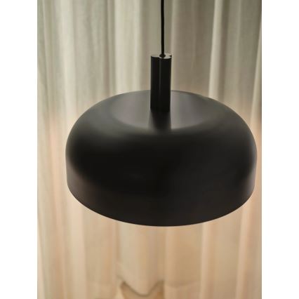 Nordlux - Lámpara colgante con cable SANDRO 1xE27/15W/230V Ø 40 cm negra