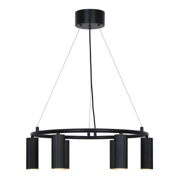 Nordlux - Lámpara colgante con cable VICO 6xGU10/5W/230V negra