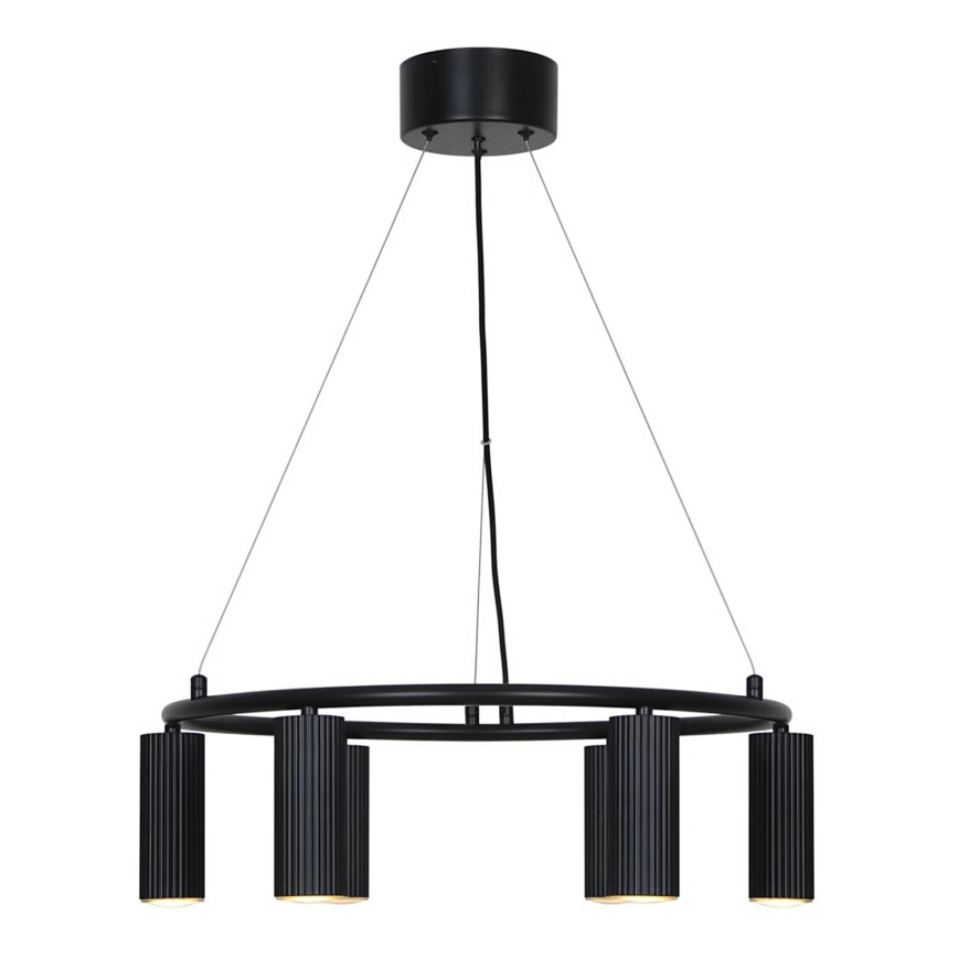 Nordlux - Lámpara colgante con cable VICO 6xGU10/5W/230V negra