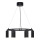 Nordlux - Lámpara colgante con cable VICO 6xGU10/5W/230V negra