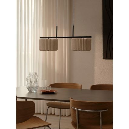 Nordlux - Lámpara colgante con cable VIVIENNE 2xE27/10W/230V