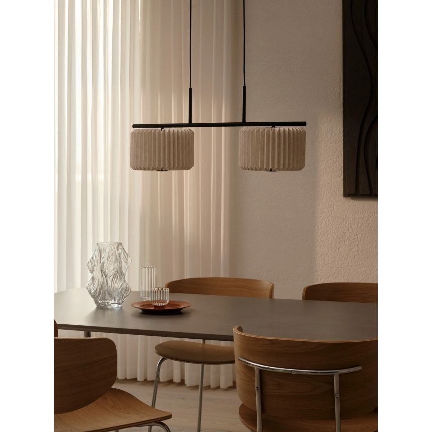 Nordlux - Lámpara colgante con cable VIVIENNE 2xE27/10W/230V