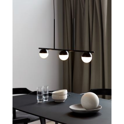 Nordlux - Lámpara colgante CONTINA 3xG9/5W/230V negro