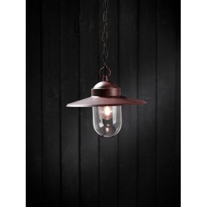 Nordlux - Lámpara colgante de exterior LUXEMBOURG 1xE27/60W/230V IP33