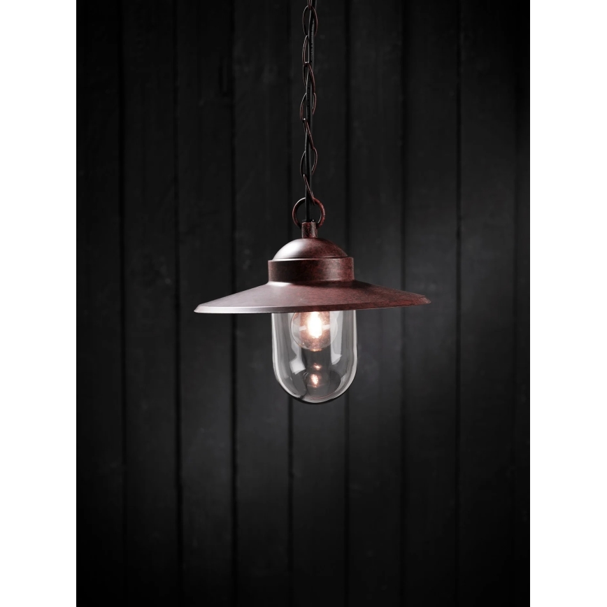 Nordlux - Lámpara colgante de exterior LUXEMBOURG 1xE27/60W/230V IP33