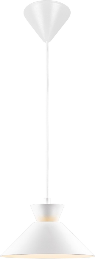 Nordlux - Lámpara colgante DIAL 1xE27/40W/230V diá. 25 cm blanco