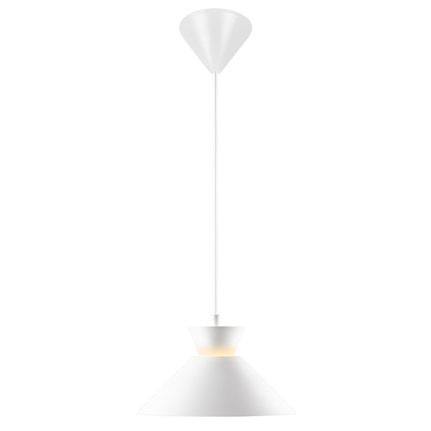 Nordlux - Lámpara colgante DIAL 1xE27/40W/230V diá. 25 cm blanco