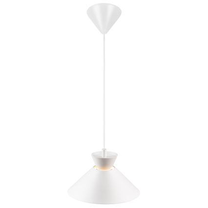Nordlux - Lámpara colgante DIAL 1xE27/40W/230V diá. 25 cm blanco