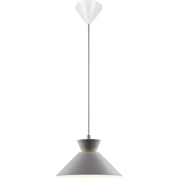 Nordlux - Lámpara colgante DIAL 1xE27/40W/230V diá. 25 cm gris