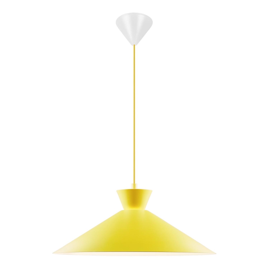 Nordlux - Lámpara colgante DIAL 1xE27/40W/230V diá. 45 cm amarillo