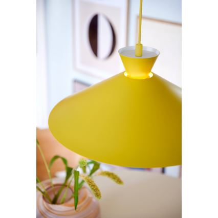 Nordlux - Lámpara colgante DIAL 1xE27/40W/230V diá. 45 cm amarillo