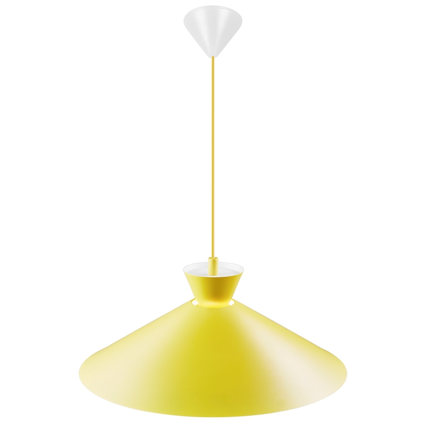 Nordlux - Lámpara colgante DIAL 1xE27/40W/230V diá. 45 cm amarillo