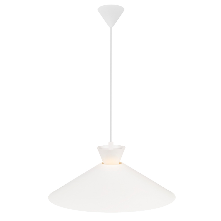 Nordlux - Lámpara colgante DIAL 1xE27/40W/230V diá. 45 cm blanco