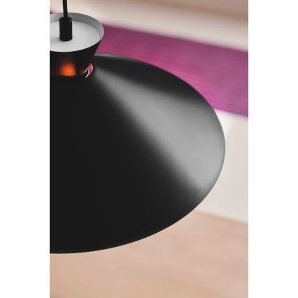 Nordlux - Lámpara colgante DIAL 1xE27/40W/230V diá. 45 cm negro