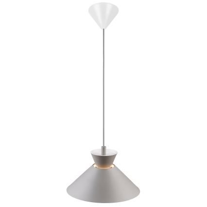 Nordlux - Lámpara colgante DIAL 1xE27/40W/230V diá. 25 cm gris
