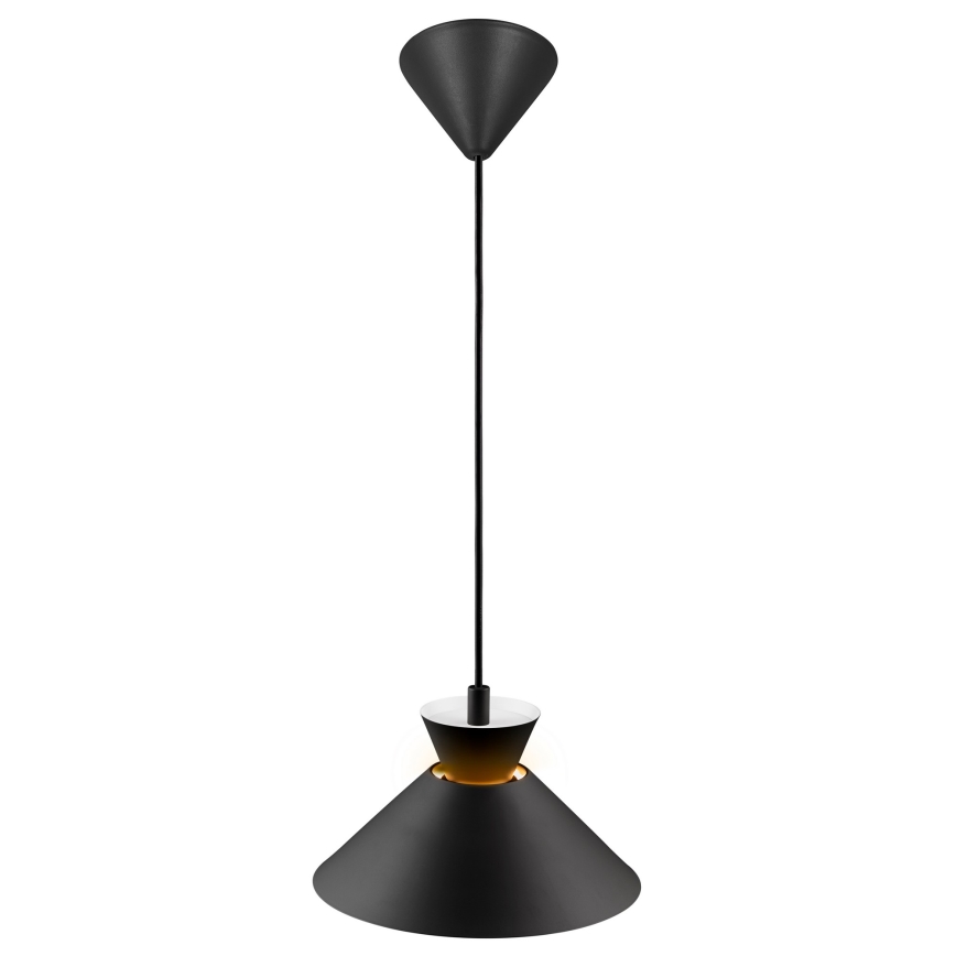 Nordlux - Lámpara colgante DIAL 1xE27/40W/230V diá. 25 cm negro