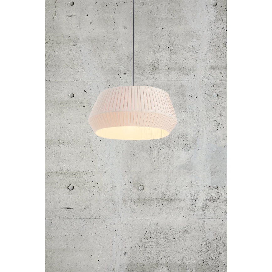 Nordlux - Lámpara colgante DICTE 1xE27/60W/230V diá 53 cm beige