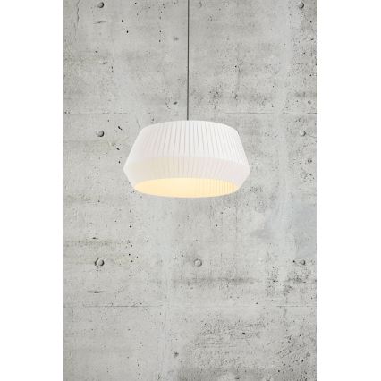 Nordlux - Lámpara colgante DICTE 1xE27/60W/230V diá. 53 cm blanco
