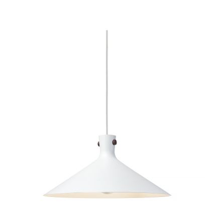 Nordlux - Lámpara colgante DORINA con cable 1xE27/60W/230V blanca