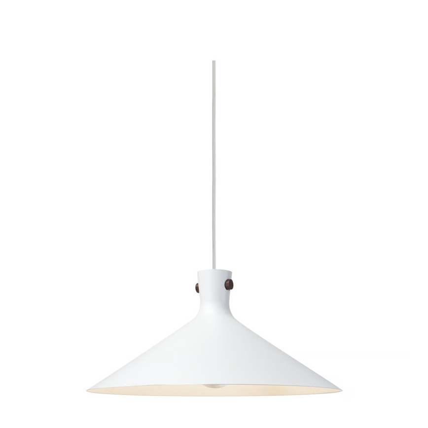 Nordlux - Lámpara colgante DORINA con cable 1xE27/60W/230V blanca