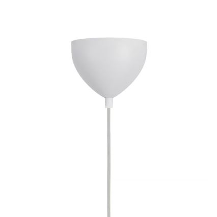 Nordlux - Lámpara colgante DORINA con cable 1xE27/60W/230V blanca