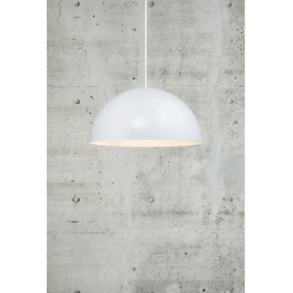 Nordlux - Lámpara colgante ELLEN 1xE27/40W/230V diá. 40 cm blanco