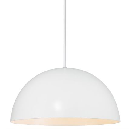 Nordlux - Lámpara colgante ELLEN 1xE27/40W/230V diá. 30 cm blanco