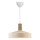 Nordlux - Lámpara colgante ELVAS 1xE27/60W/230V diá. 37,5 cm beige
