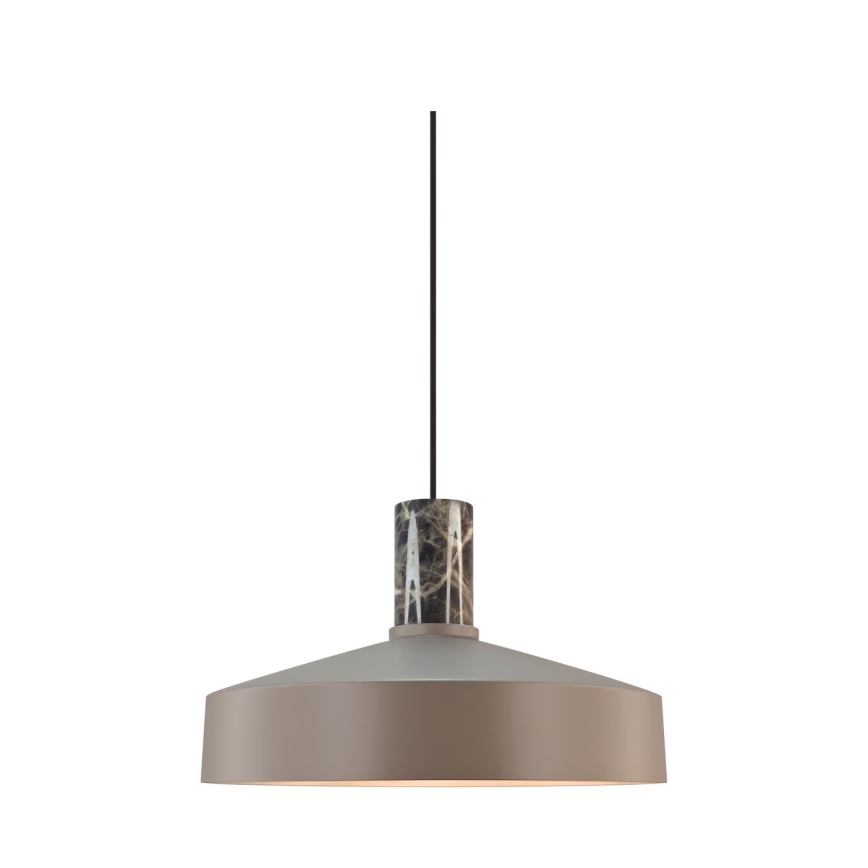 Nordlux - Lámpara colgante ELVAS 1xE27/60W/230V diá. 37,5 cm marrón