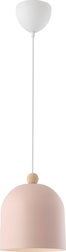 Nordlux - Lámpara colgante GASTON 1xE27/40W/230V rosa/blanco