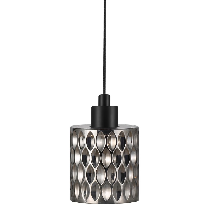 Nordlux - Lámpara colgante HOLLYWOOD 1xE27/60W/230V diá. 10,8 cm ahumado
