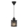 Nordlux - Lámpara colgante HOLLYWOOD 1xE27/60W/230V diá. 10,8 cm ahumado