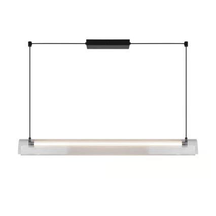 Nordlux - Lámpara colgante LED regulable con cable ALIANI LED/20W/230V 3000K negro/transparente