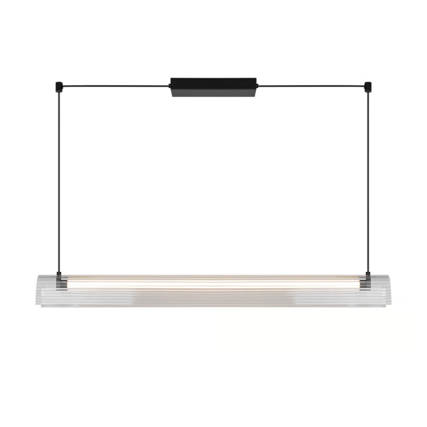 Nordlux - Lámpara colgante LED regulable con cable ALIANI LED/20W/230V 3000K negro/transparente