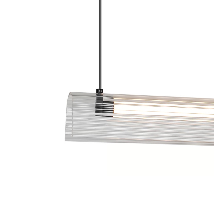Nordlux - Lámpara colgante LED regulable con cable ALIANI LED/20W/230V 3000K negro/transparente