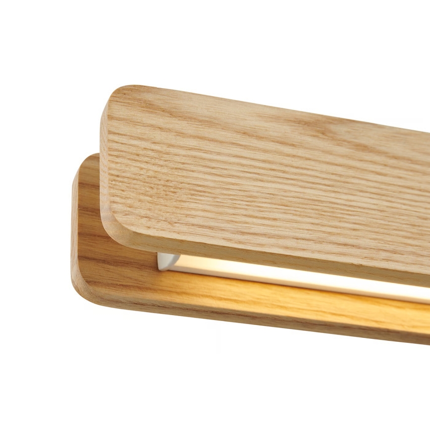 Nordlux - Lámpara colgante LED regulable con cable ILGAS LED/47W/230V 3000K beige/blanco/fresno