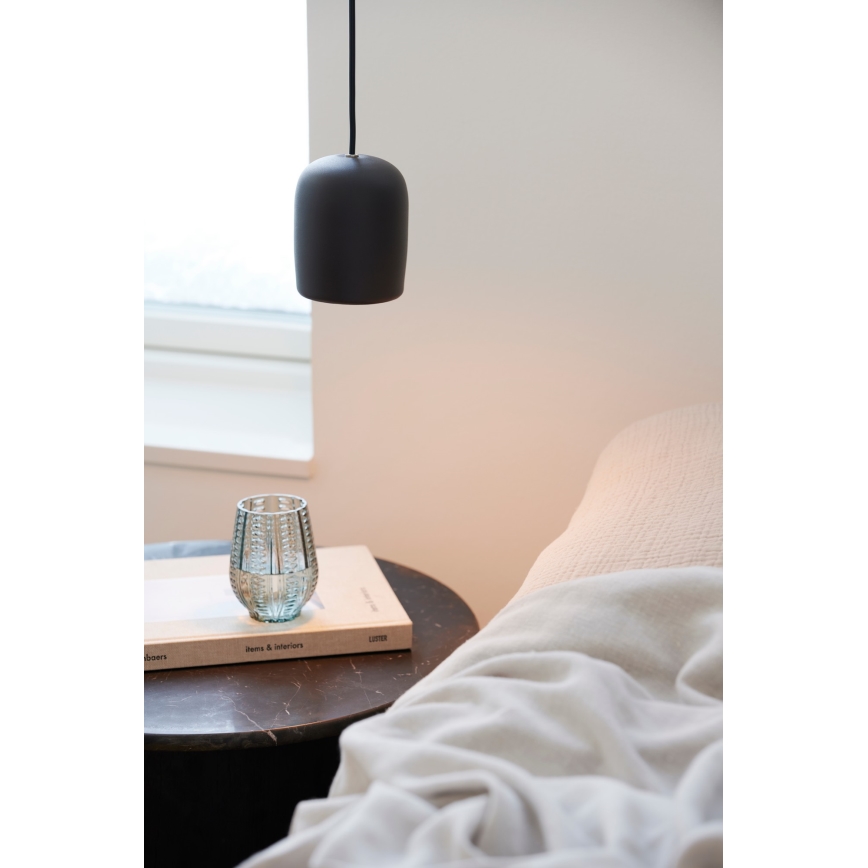 Nordlux - Lámpara colgante NOTTI 1xE27/25W/230V negro