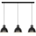 Nordlux - Lámpara colgante POP 3xE27/40W/230V negro/dorado