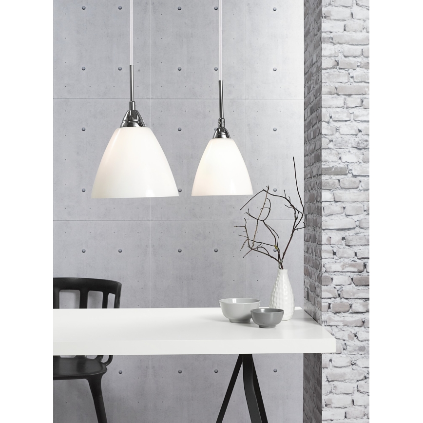 Nordlux - Lámpara colgante READ 1xE14/40W/230V cromo brillante